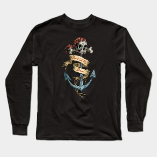 Don't Let Me Down-Skull-Anchor-Betrayal Long Sleeve T-Shirt